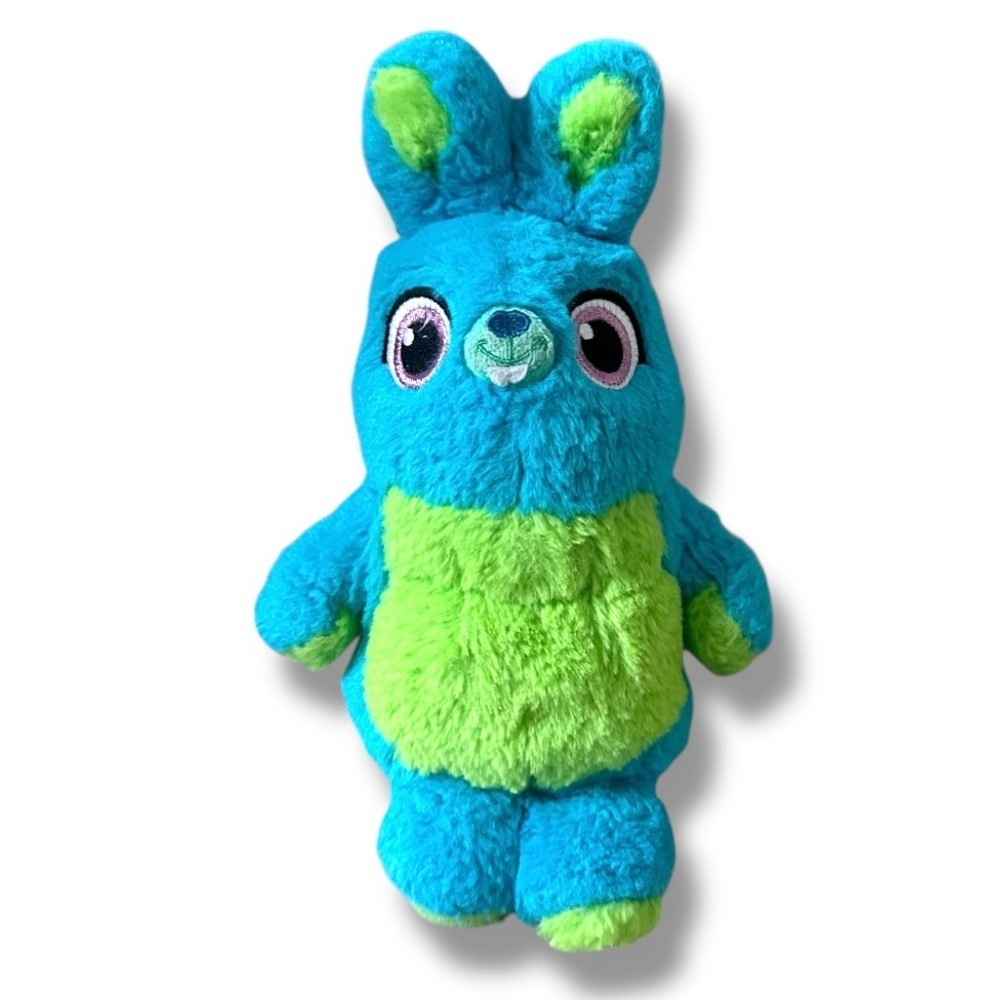 Disney Pixar Toy Story 4 Bunny Plush Stuffed Animal 9.5” Blue Green Huggable